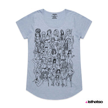 Load image into Gallery viewer, Rock Divas Woman&#39;s Scoop Neck Fashion Tee from IsThatSo
