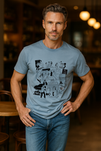 Load image into Gallery viewer, 70&#39;s 80&#39;s Men&#39;s T-Shirt - Blue
