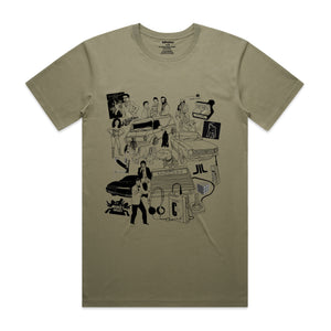 70's 80's Men's T-Shirt - Eucalyptus
