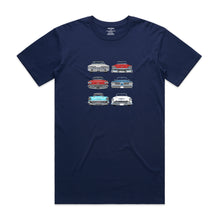 Load image into Gallery viewer, Car Grills USA Classic&#39;s - Men&#39;s T-Shirt - Dark Blue
