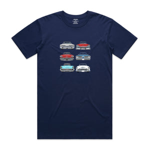 Car Grills USA Classic's - Men's T-Shirt - Dark Blue