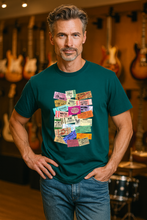 Load image into Gallery viewer, Concert Tickets 1 - Classic Rock Bands  - Men&#39;s T-Shirt - Atlantic
