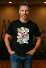 Load image into Gallery viewer, Concert Tickets 2 - Famous Artists - Men&#39;s T-Shirt - Black
