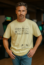 Load image into Gallery viewer, Retro Controllers Men&#39;s T-Shirt - Pale Lime
