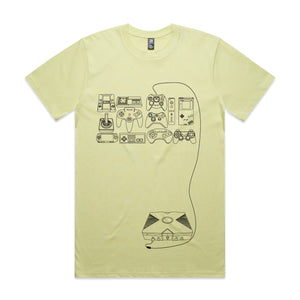 Retro Controllers Men's T-Shirt - Pale Lime