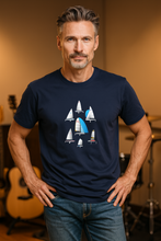 Load image into Gallery viewer, Dinghies. Mens T-Shirt - Dark Blue
