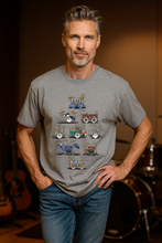 Load image into Gallery viewer, Famous Drum Kits - Men&#39;s T-Shirt - Grey Marle
