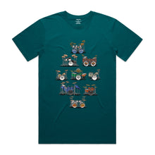 Load image into Gallery viewer, Famous Drum Kits - Men&#39;s T-Shirt - Atlantic
