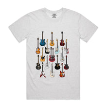 Load image into Gallery viewer, Famous Guitars - Men&#39;s T-Shirt - White Marle
