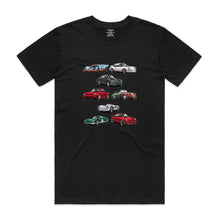Load image into Gallery viewer, Famous Porsche's. Men's T-Shirt - Black
