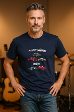 Load image into Gallery viewer, Famous Porsche's. Mens T-Shirt - Dark Blue

