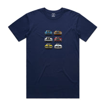 Load image into Gallery viewer, Muscle Cars - Men's T-Shirt - Dark Blue
