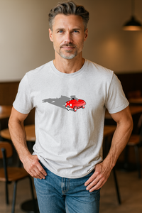 Pedal Car to F1. Men's T-Shirt - White Marle