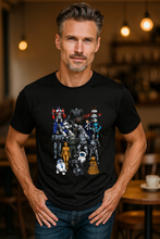 Load image into Gallery viewer, Robots Men&#39;s T-Shirt - Black
