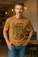 Load image into Gallery viewer, Rock Stars 1 Men&#39;s T-Shirt - Camel
