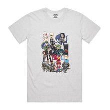 Load image into Gallery viewer, Science Fiction Characters Men&#39;s T-Shirt - White Marle
