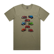 Load image into Gallery viewer, Tractors. Men&#39;s T-Shirt - Eucalyptus
