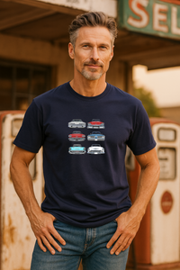 Car Grills USA Classic's - Men's T-Shirt - Dark Blue