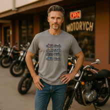 Load image into Gallery viewer, Vintage Motorcycles - Men&#39;s T-Shirt - Grey Marle
