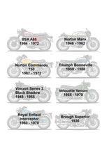 Load image into Gallery viewer, Vintage Motorcycles - Men&#39;s T-Shirt - Grey Marle
