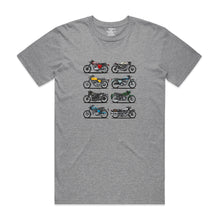 Load image into Gallery viewer, Vintage Motorcycles - Men&#39;s T-Shirt - Grey Marle
