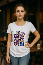 Load image into Gallery viewer, We Miss You Women&#39;s Scoop Neck Fashion T-Shirt - White
