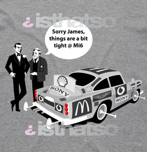 Sorry James Men's T-Shirt - Grey Marle