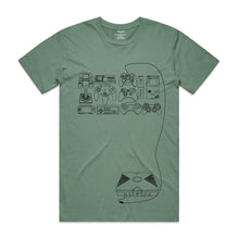 Load image into Gallery viewer, Retro Controllers Men&#39;s T-Shirt - Sage

