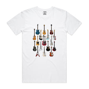 Famous Guitars - Men's T-Shirt - White